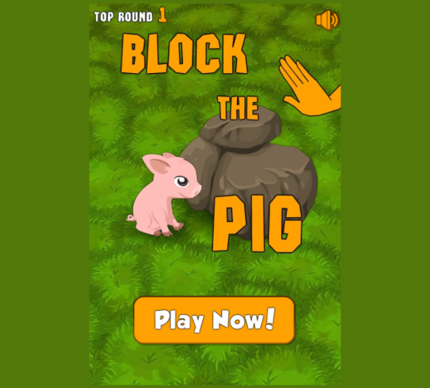 capa do jogo Block the pig