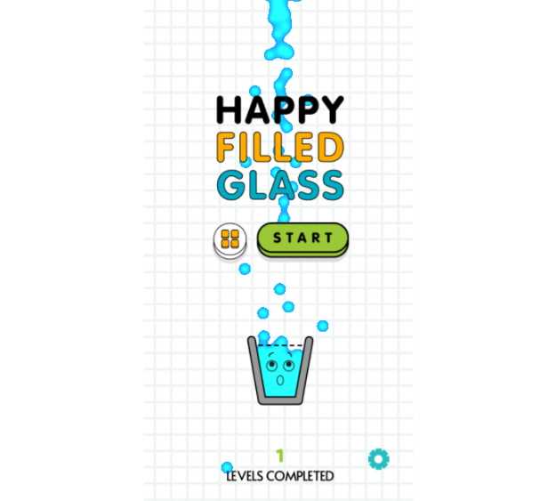 capa do jogo happy filled glass